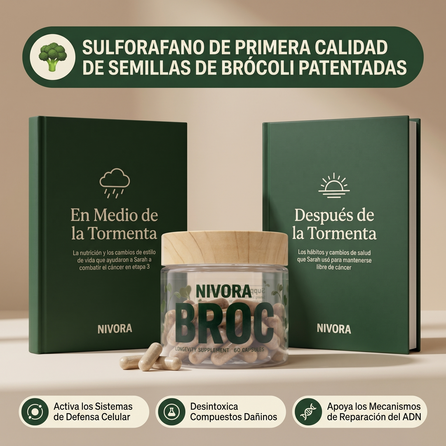 BROC Sulforafano de Alta Densidad
