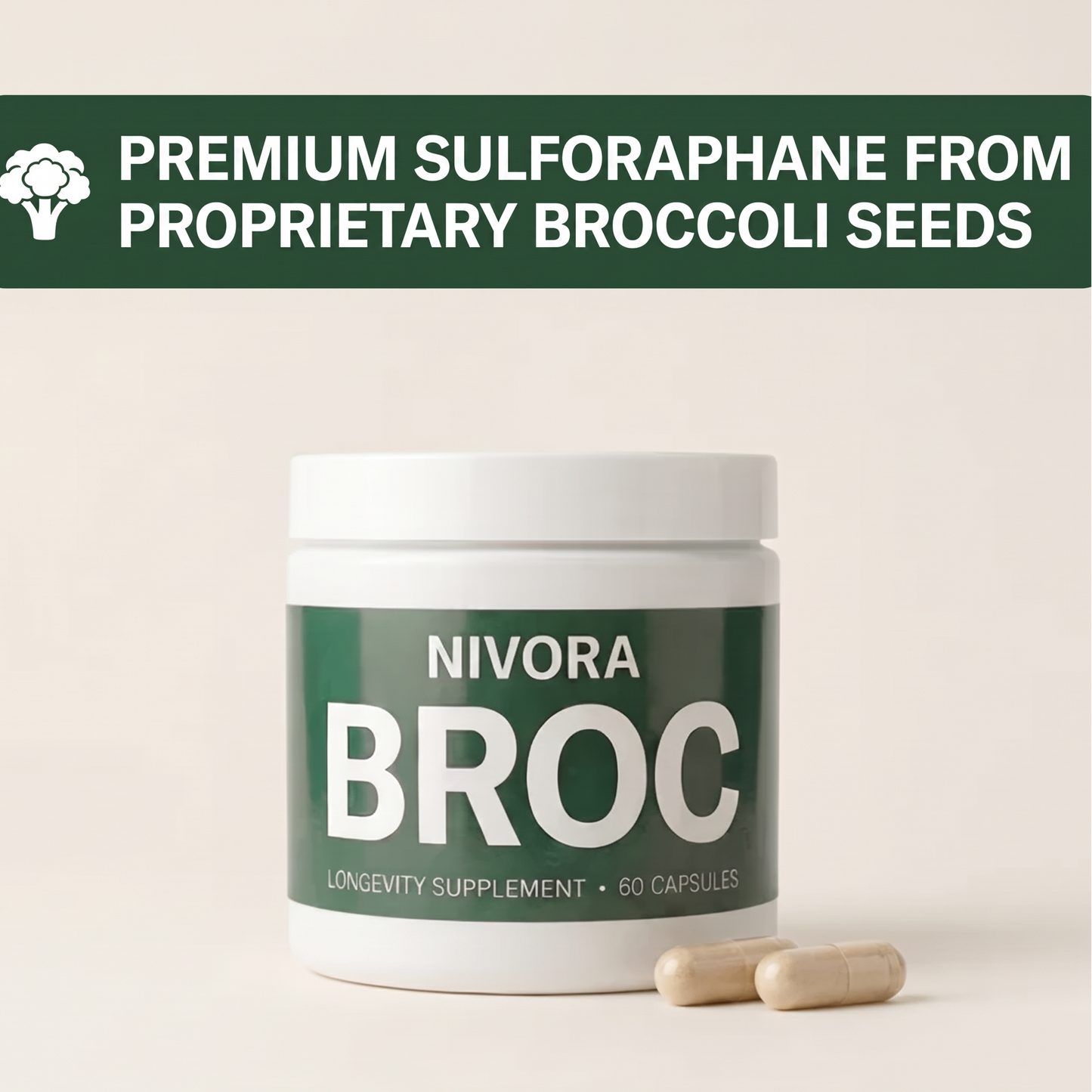 Nivora® BROC Sulforaphane Capsules