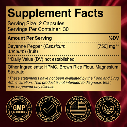 Nivora® Haitian Cayenne Capsules